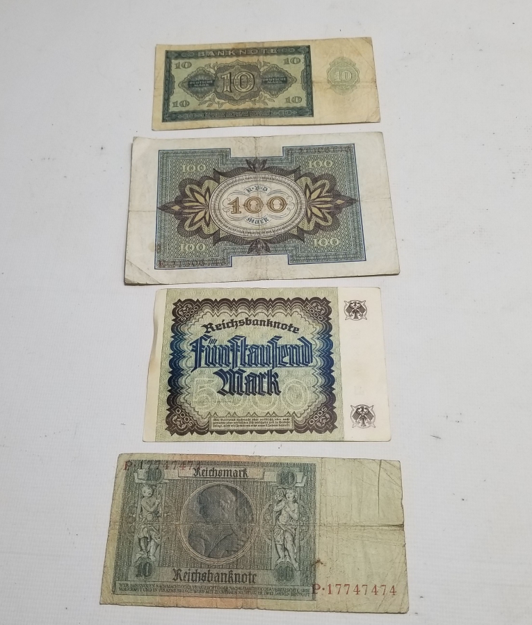 ORİJİNAL KAĞIT ALMAN PARALARI LOTU