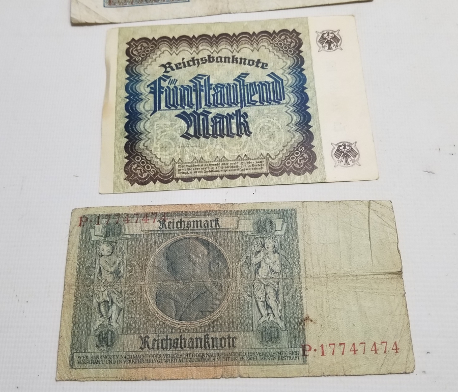 ORİJİNAL KAĞIT ALMAN PARALARI LOTU