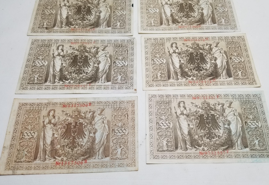 1910LARDAN ALMAN KAĞIT PARA LOTU