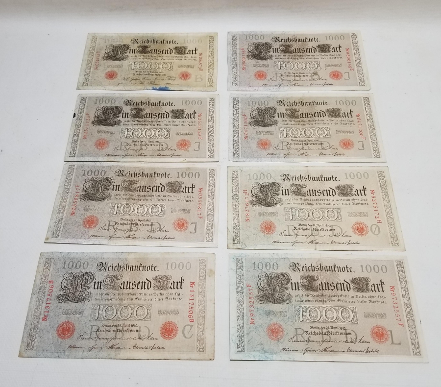 1910LARDAN ALMAN KAĞIT PARA LOTU