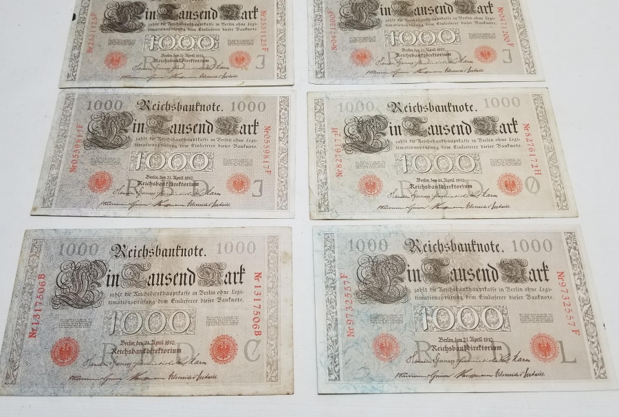 1910LARDAN ALMAN KAĞIT PARA LOTU