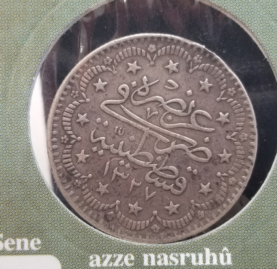 SULTAN MEHMET REŞAT HAN DÖNEMİ GÜMÜŞ 5 KURUŞ MECİDİYE