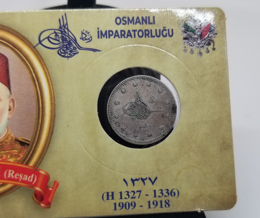 SULTAN MEHMET REŞAT HAN DÖNEMİ GÜMÜŞ 2 KURUŞ MECİDİYE