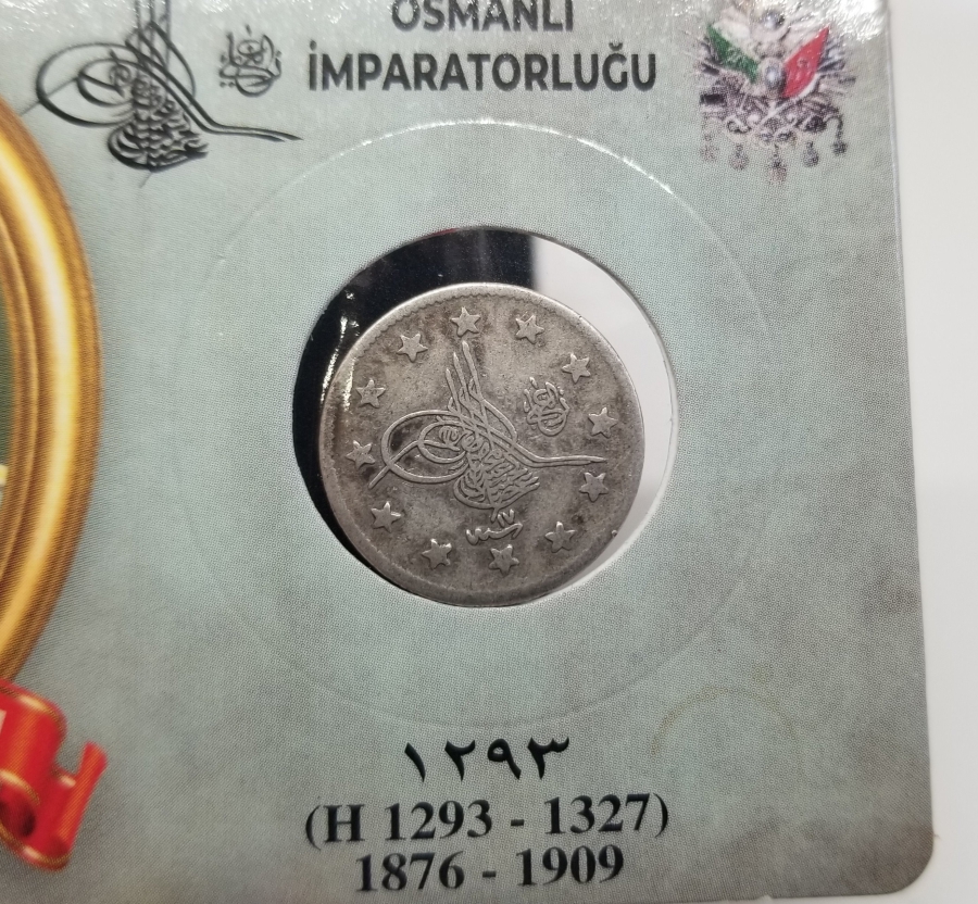 SULTAN ABDÜLHAMİD DÖNEMİ GÜMÜŞ 2 KURUŞ MECİDİYE