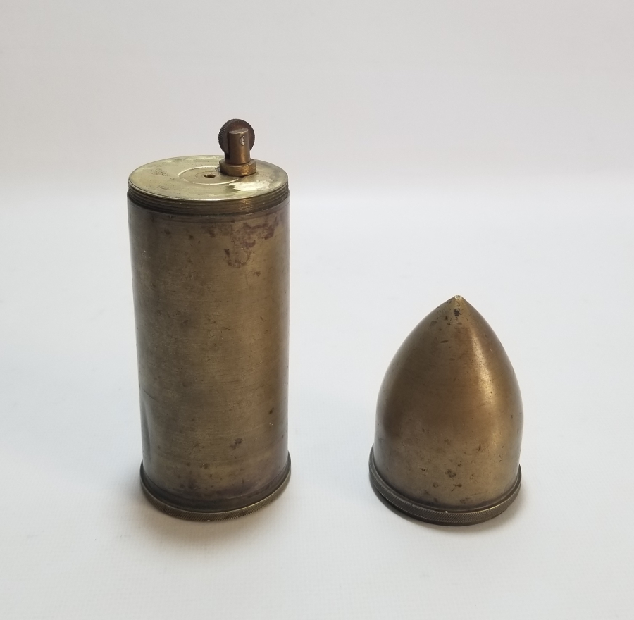 TOP MERMİSİ FORMUNDA YAPILMIŞ OSMANLI DÖNEMİ DEV BOY ASKERİ ÇAKMAK