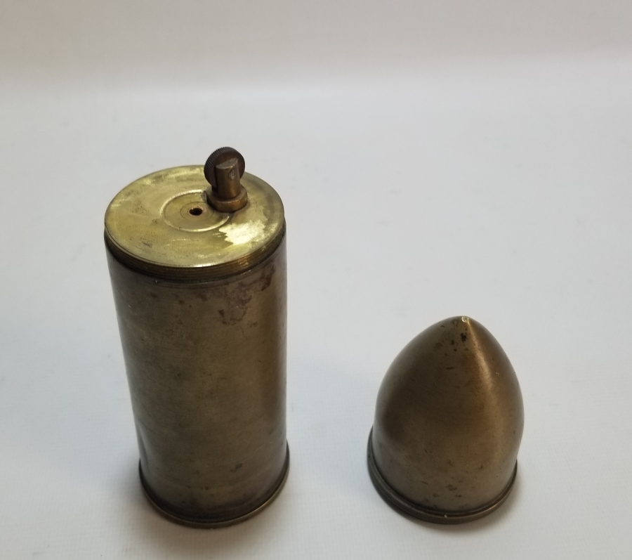 TOP MERMİSİ FORMUNDA YAPILMIŞ OSMANLI DÖNEMİ DEV BOY ASKERİ ÇAKMAK