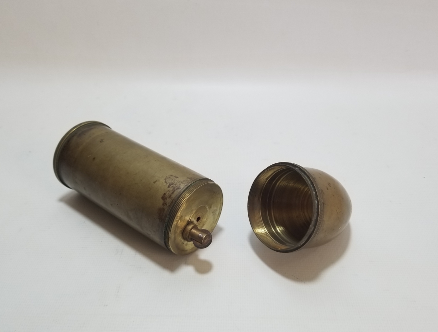 TOP MERMİSİ FORMUNDA YAPILMIŞ OSMANLI DÖNEMİ DEV BOY ASKERİ ÇAKMAK