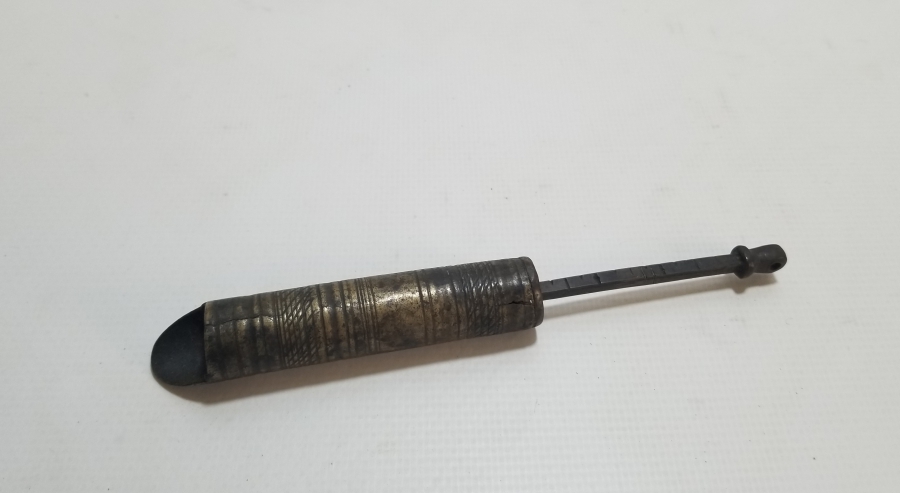 ÜZERİ İŞLEMELİ OSMANLI DÖNEMİ BRONZ BARUTÖLÇER