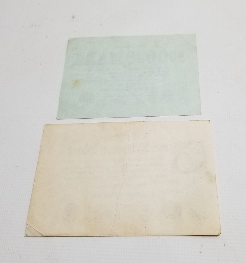 1923 TARİHLİ İKİ ADET ALMAN KAĞIT PARA