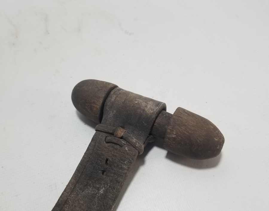 OSMANLI DÖNEMİ EL YAPIMI DERİ HAMAL İPİ