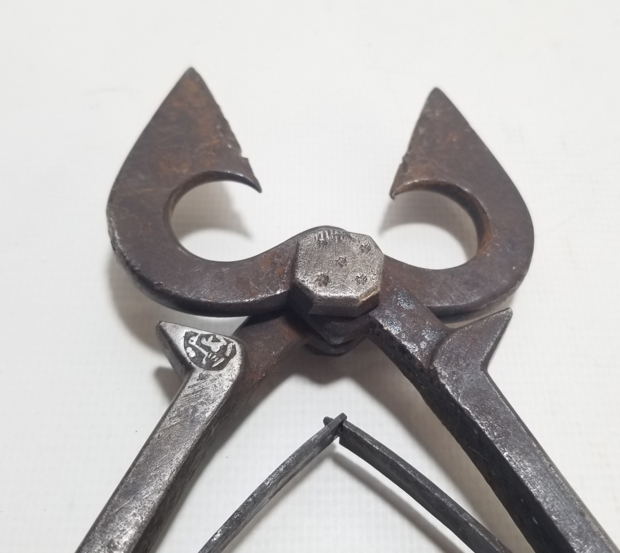 OSMANLICA USTA DAMGALI ÇOK NADİR OSMANLI DÖNEMİ ŞEKER MAKASI