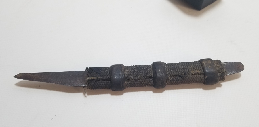 OSMANLI DÖNEMİ EL YAPIMI NADİR DERİCİ BIÇAĞI