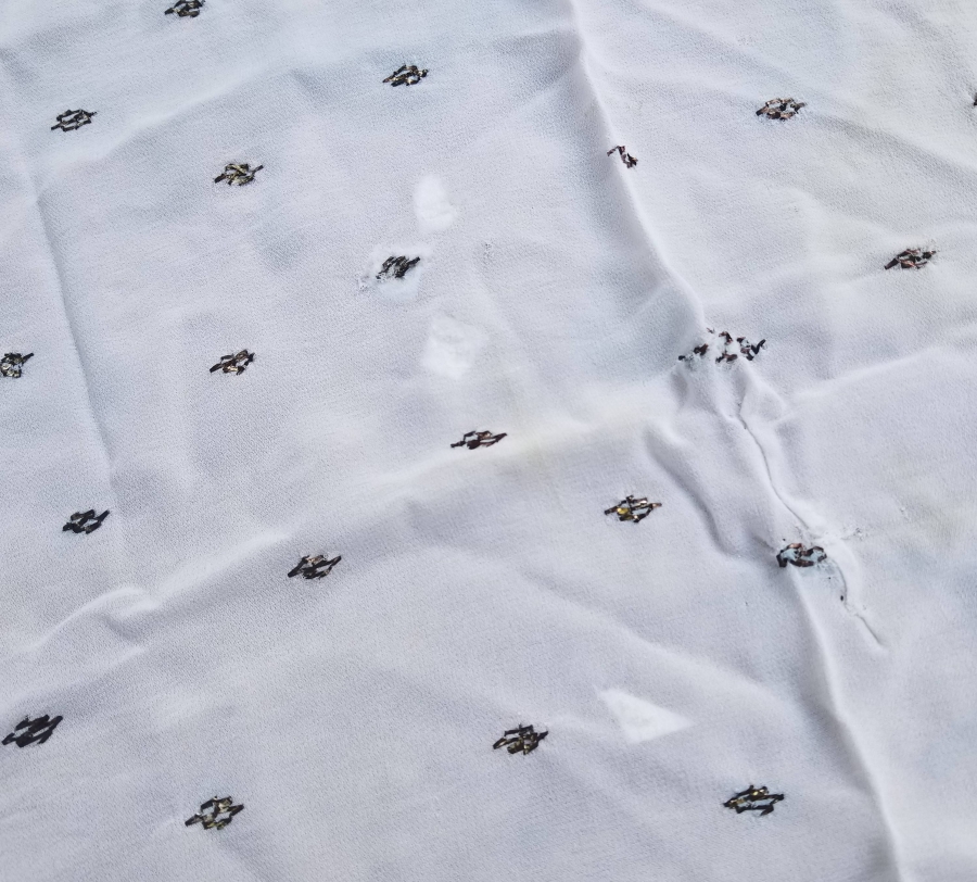 TELKIRMA İŞÇİLİKLİ ANTİKA GELİN ÖRTÜSÜ