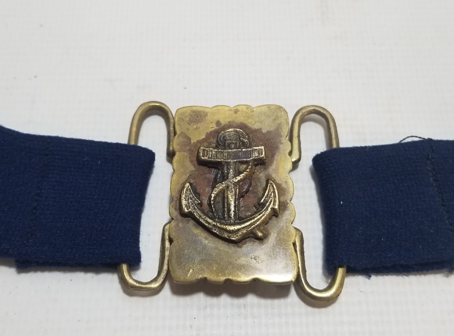 NADİR TİPTE OSMANLI DÖNEMİ BAHRİYELİ KEMER TOKASI