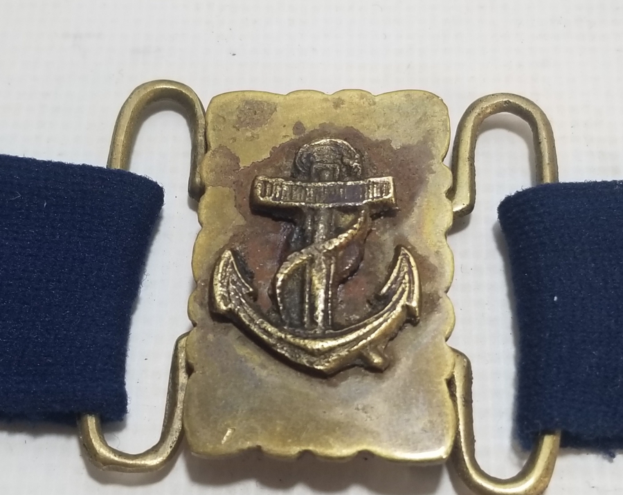 NADİR TİPTE OSMANLI DÖNEMİ BAHRİYELİ KEMER TOKASI