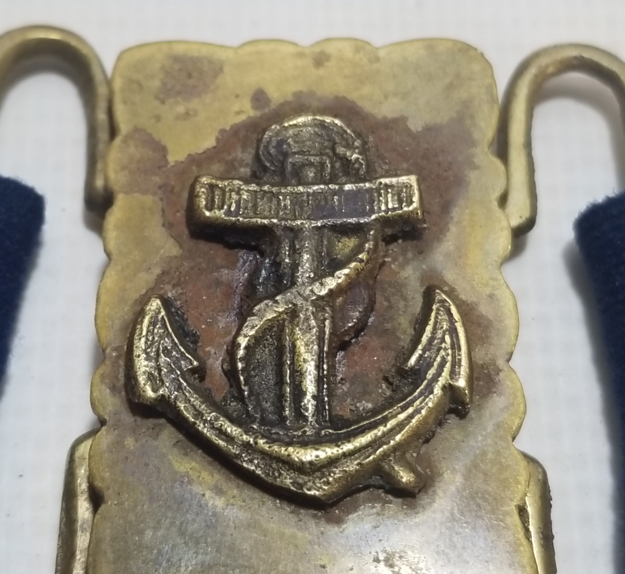 NADİR TİPTE OSMANLI DÖNEMİ BAHRİYELİ KEMER TOKASI