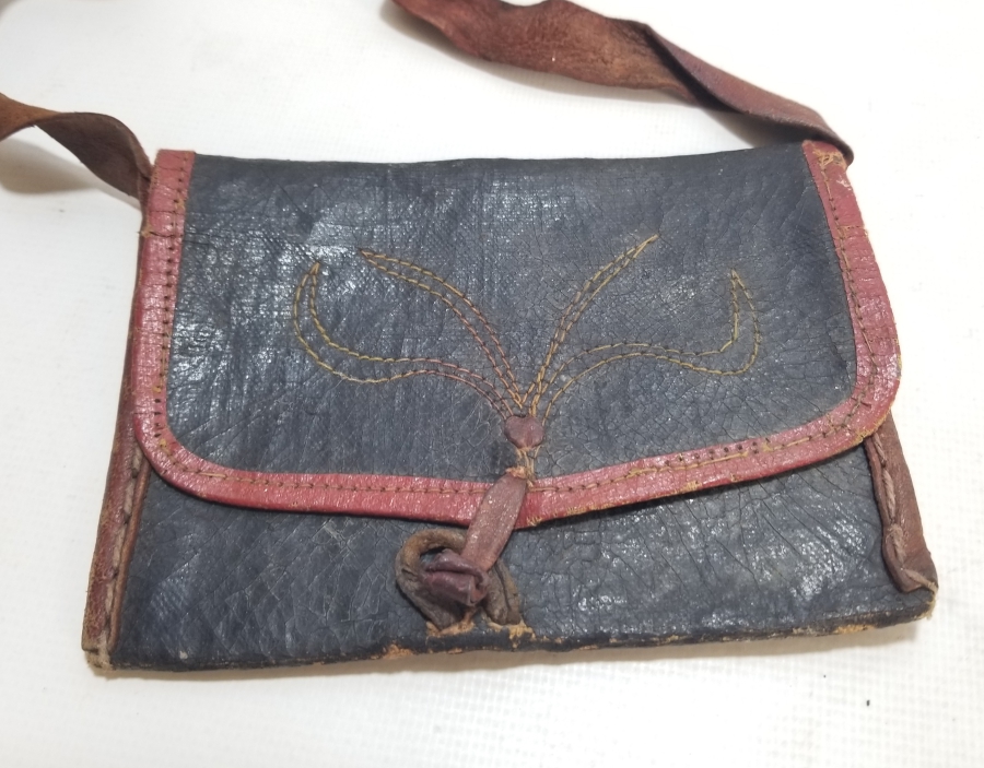 OSMANLI DÖNEMİ EL YAPIMI DERİ EFE - ASKER ENAM-I ŞERİF KABI