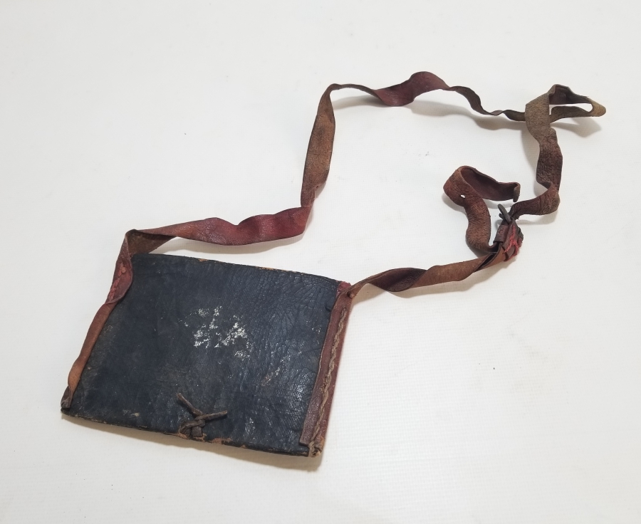 OSMANLI DÖNEMİ EL YAPIMI DERİ EFE - ASKER ENAM-I ŞERİF KABI