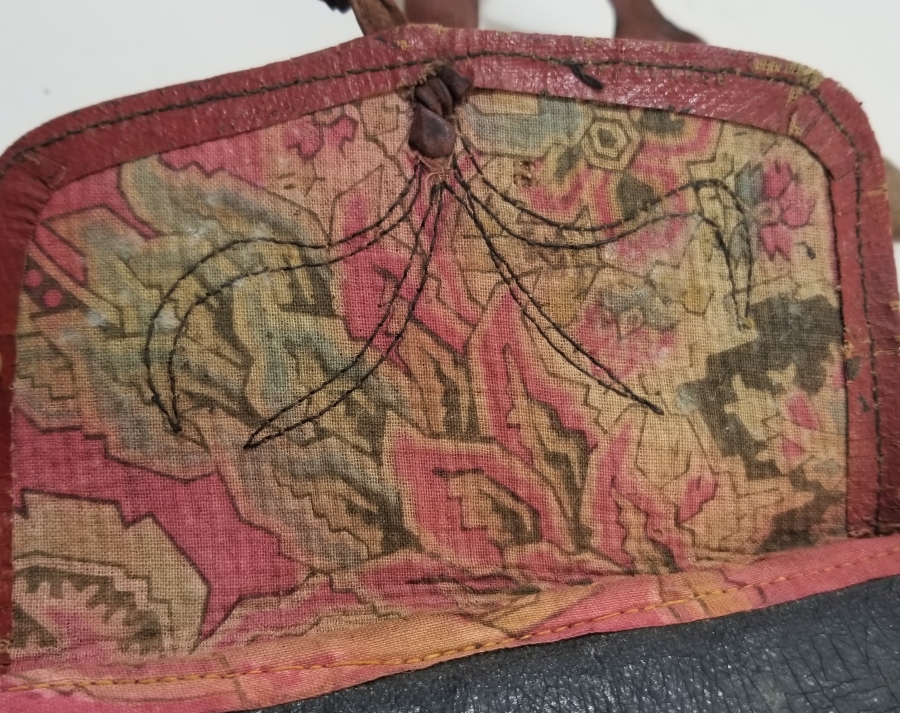 OSMANLI DÖNEMİ EL YAPIMI DERİ EFE - ASKER ENAM-I ŞERİF KABI