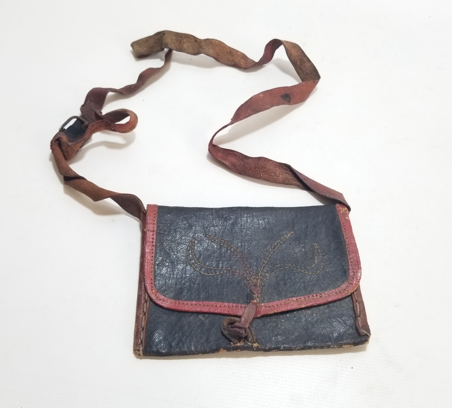 OSMANLI DÖNEMİ EL YAPIMI DERİ EFE - ASKER ENAM-I ŞERİF KABI