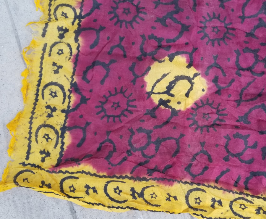 ÜZERİ AY YILDIZ FİGÜRLÜ OSMANLI DÖNEMİ KIRKAĞAÇ BASKISI KUNDAK