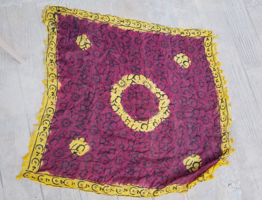 ÜZERİ AY YILDIZ FİGÜRLÜ OSMANLI DÖNEMİ KIRKAĞAÇ BASKISI KUNDAK