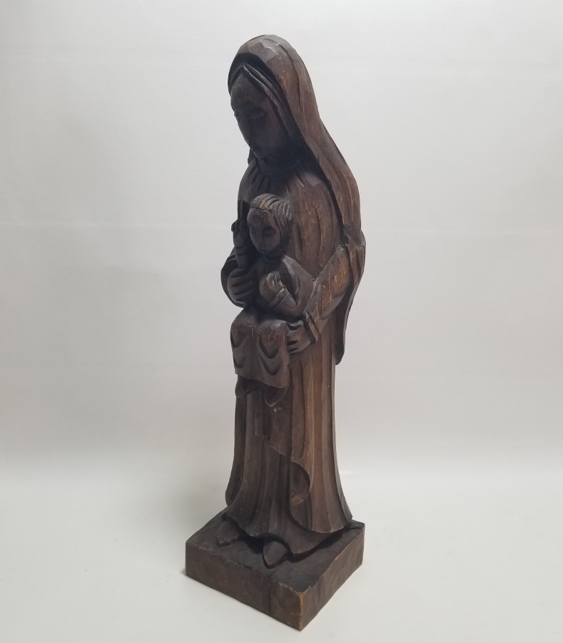 EL OYMA AHŞAP HZ MERYEM VE HZ İSA İKONA