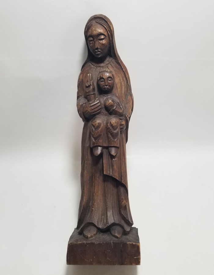 EL OYMA AHŞAP HZ MERYEM VE HZ İSA İKONA