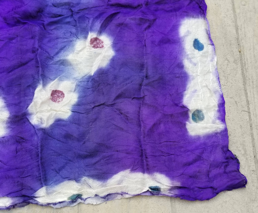 OSMANLI DÖNEMİ KIRKAĞAÇ BASKISI NADİR RENKTE İPEKLİ KUNDAK