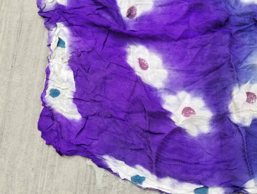 OSMANLI DÖNEMİ KIRKAĞAÇ BASKISI NADİR RENKTE İPEKLİ KUNDAK