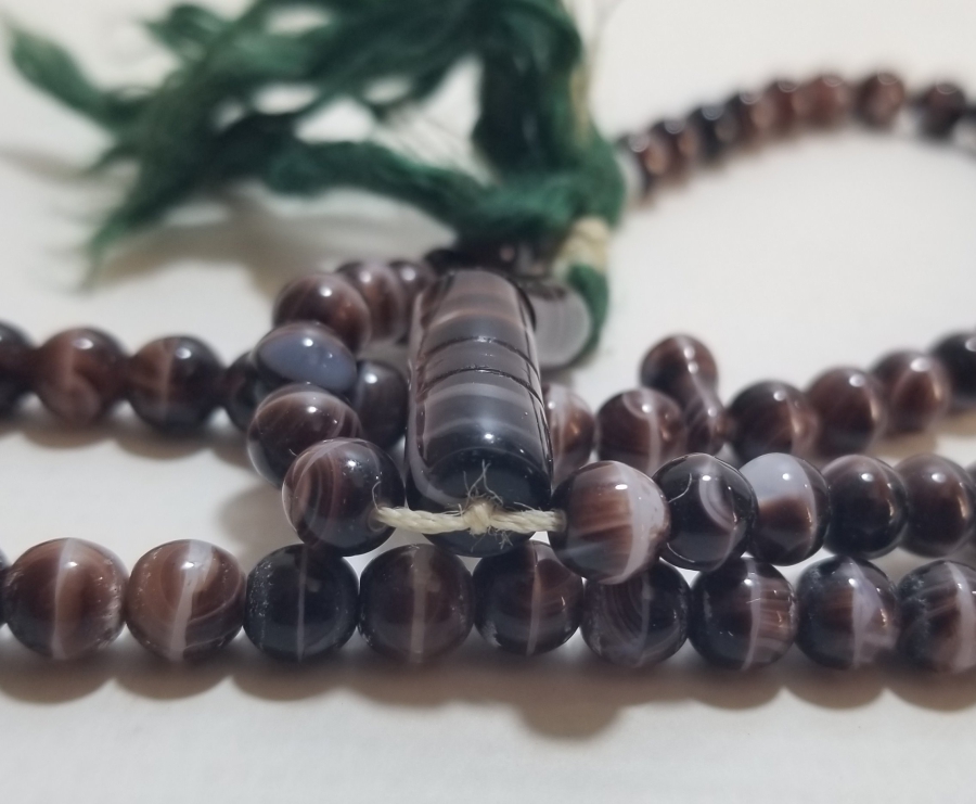 OSMANLI DÖNEMİ ORİJİNAL PÜSKÜLÜYLE BEYKOZ NAMAZ TESPİHİ