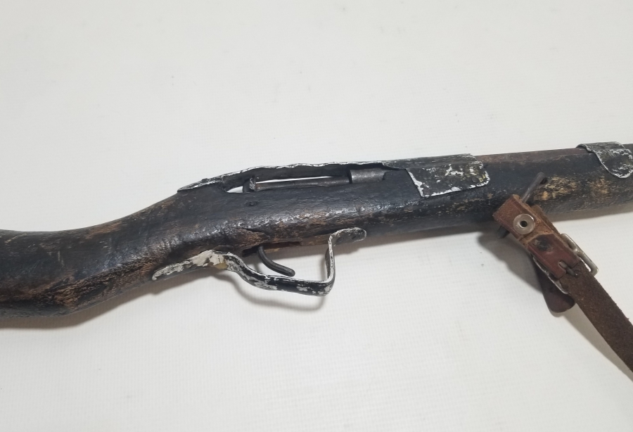 OSMANLI DÖNEMİ EL YAPIMI NADİR OYUNCAK MAVZER TÜFEĞİ