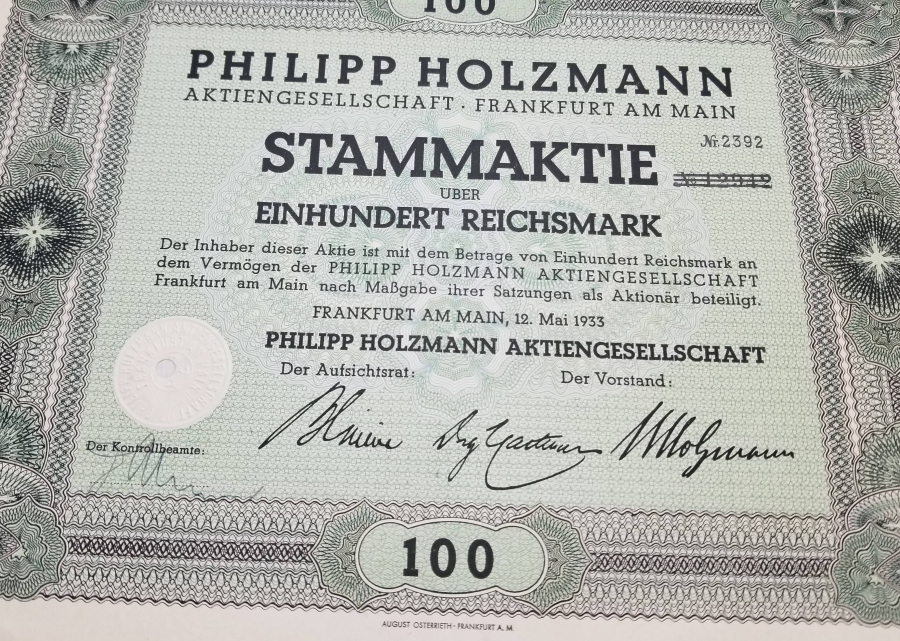 1933 TARİHLİ ALMAN KAĞIT PARA