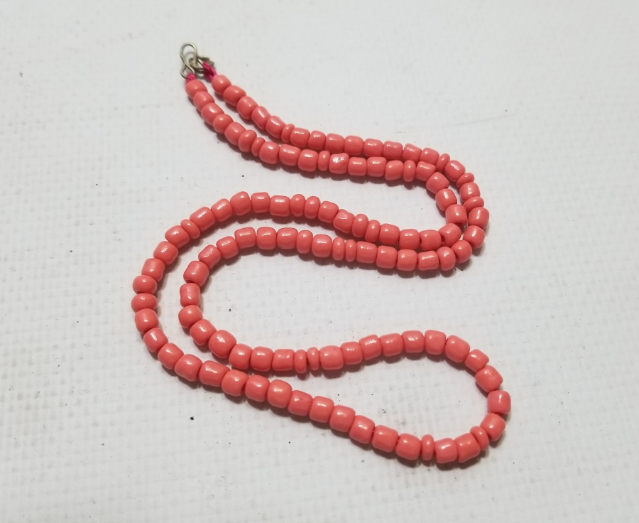 NADİR RENKTE MERCAN TAŞLI ANTİKA KOLYE