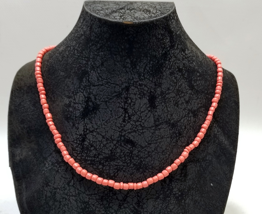 NADİR RENKTE MERCAN TAŞLI ANTİKA KOLYE