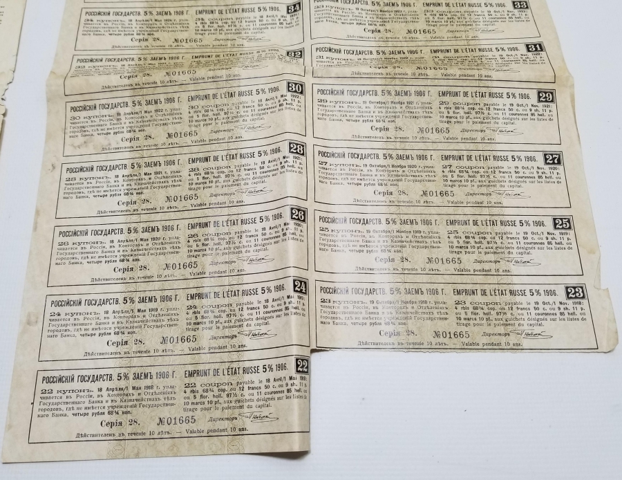 1906 TARİHLİ HİSSE SENEDİ