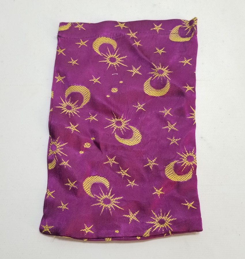 OSMANLICA BURSA YAZILI VE AY YILDIZ FİGÜRLÜ NADİR İPEK KESE