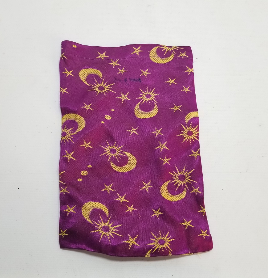 OSMANLICA BURSA YAZILI VE AY YILDIZ FİGÜRLÜ NADİR İPEK KESE