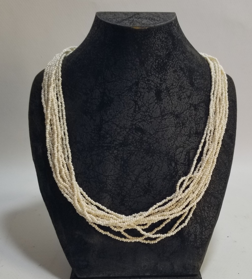 OSMANLI DÖNEMİ İNCİ FORMLU OPAL GERDANLIK