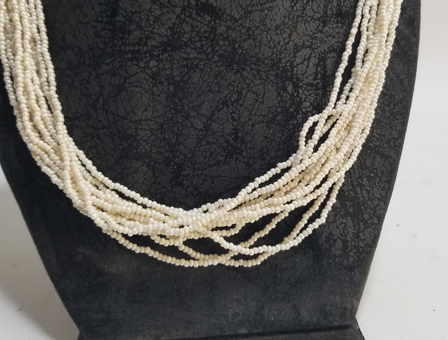 OSMANLI DÖNEMİ İNCİ FORMLU OPAL GERDANLIK