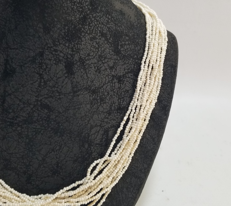 OSMANLI DÖNEMİ İNCİ FORMLU OPAL GERDANLIK