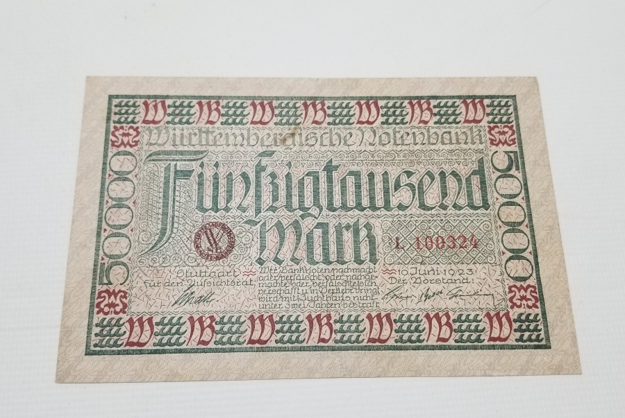 1923 TARİHLİ 50.000 MARK