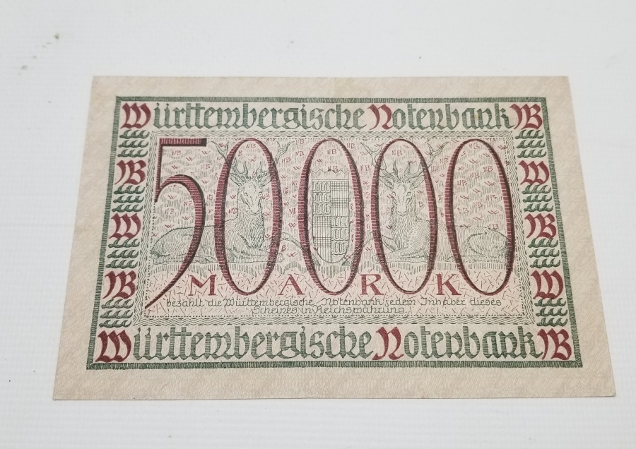 1923 TARİHLİ 50.000 MARK