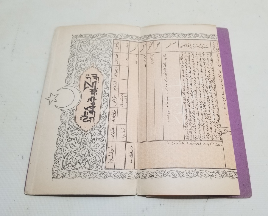 CUMHURİYET BAŞLARI OSMANLICA YAZILI NADİR TAPU