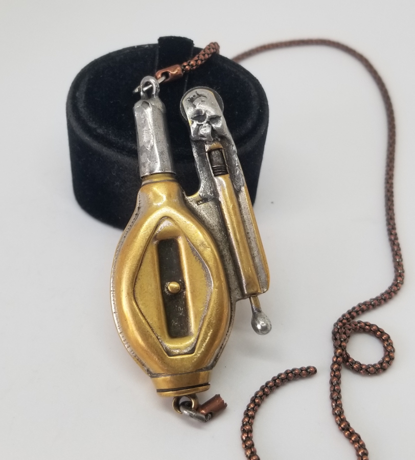 ÜZERİ RÜSUM PULLU OSMANLI DÖNEMİ İBRİK ÇAKMAK