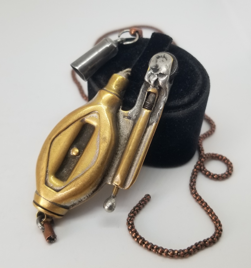 ÜZERİ RÜSUM PULLU OSMANLI DÖNEMİ İBRİK ÇAKMAK