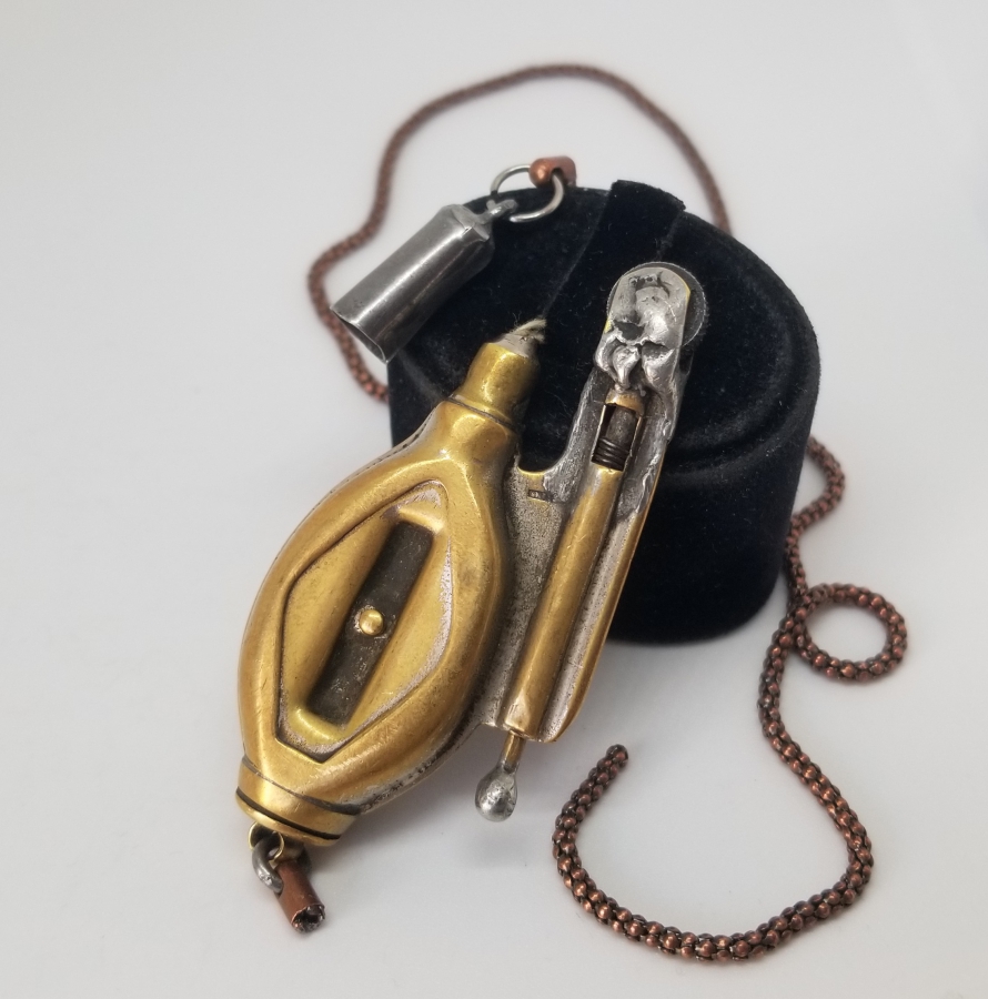 ÜZERİ RÜSUM PULLU OSMANLI DÖNEMİ İBRİK ÇAKMAK