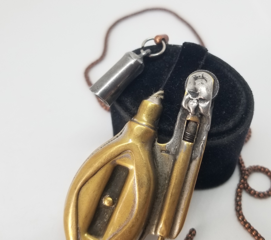 ÜZERİ RÜSUM PULLU OSMANLI DÖNEMİ İBRİK ÇAKMAK