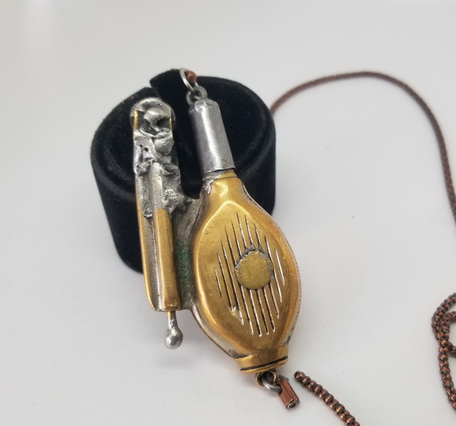 ÜZERİ RÜSUM PULLU OSMANLI DÖNEMİ İBRİK ÇAKMAK