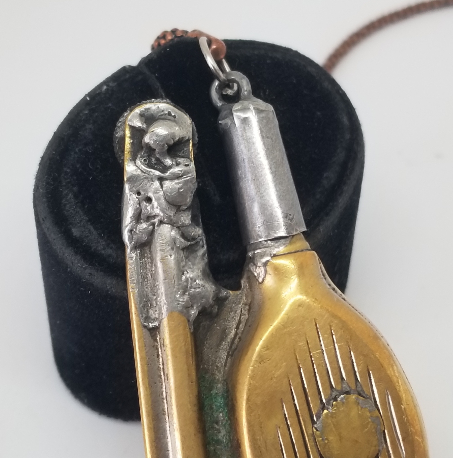 ÜZERİ RÜSUM PULLU OSMANLI DÖNEMİ İBRİK ÇAKMAK